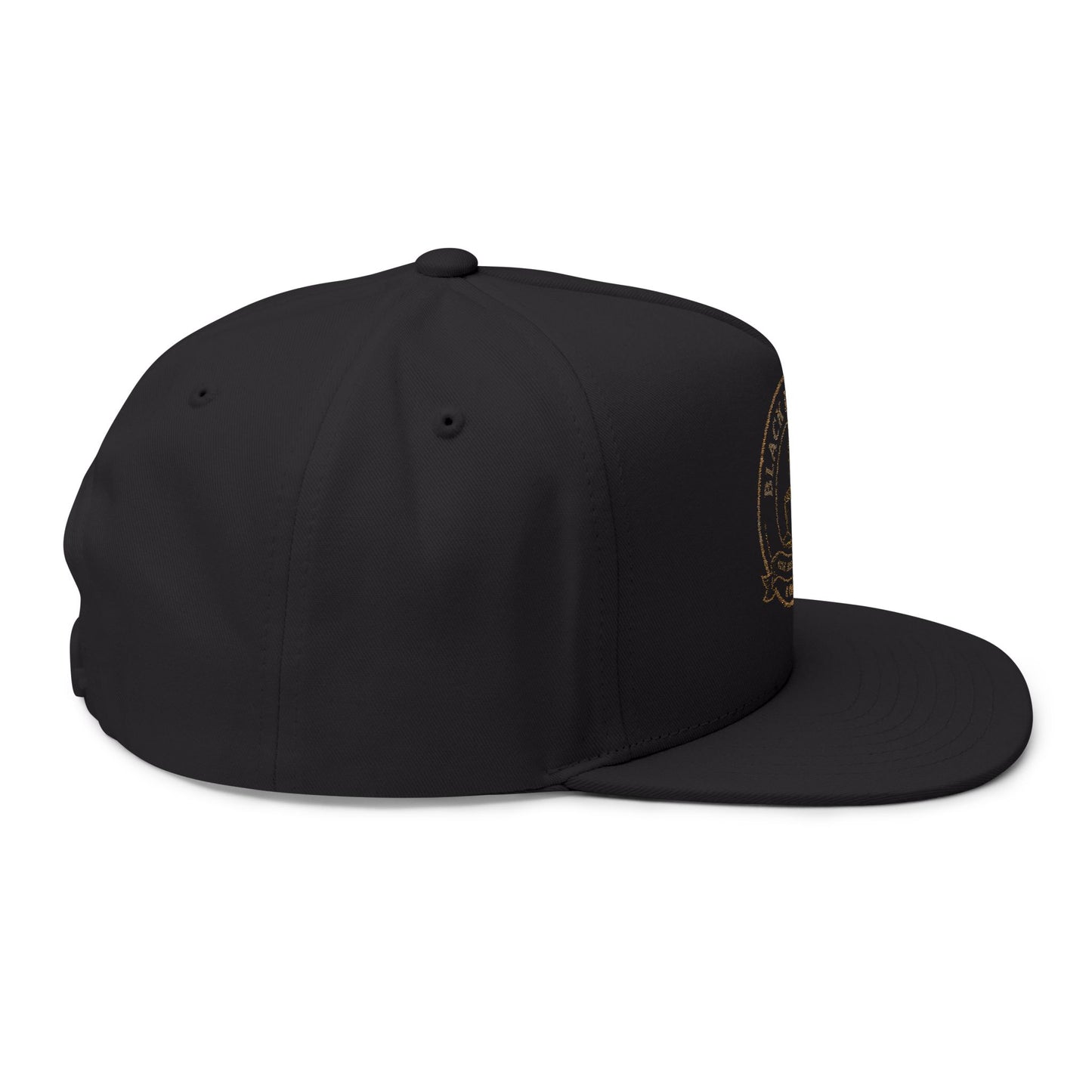 Embroidered Flat Bill Cap - Stylish Coffee Lover's Accessory, Perfect for Gifts, Casual Outings, Lifestyle Statement, Unisex Hat