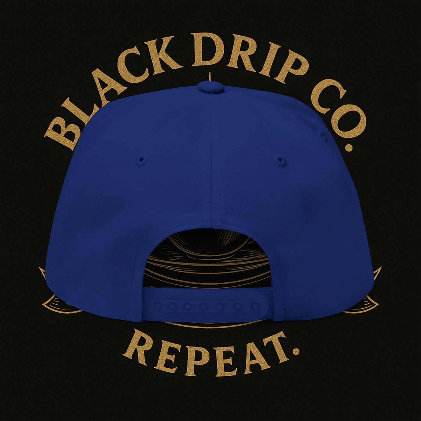 Embroidered Flat Bill Cap - Stylish Coffee Lover's Accessory, Perfect for Gifts, Casual Outings, Lifestyle Statement, Unisex Hat