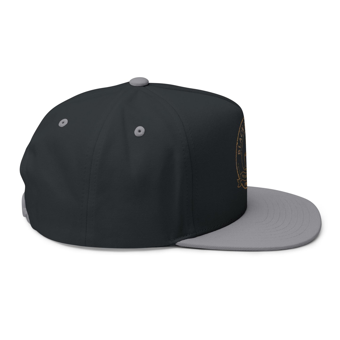 Embroidered Flat Bill Cap - Stylish Coffee Lover's Accessory, Perfect for Gifts, Casual Outings, Lifestyle Statement, Unisex Hat