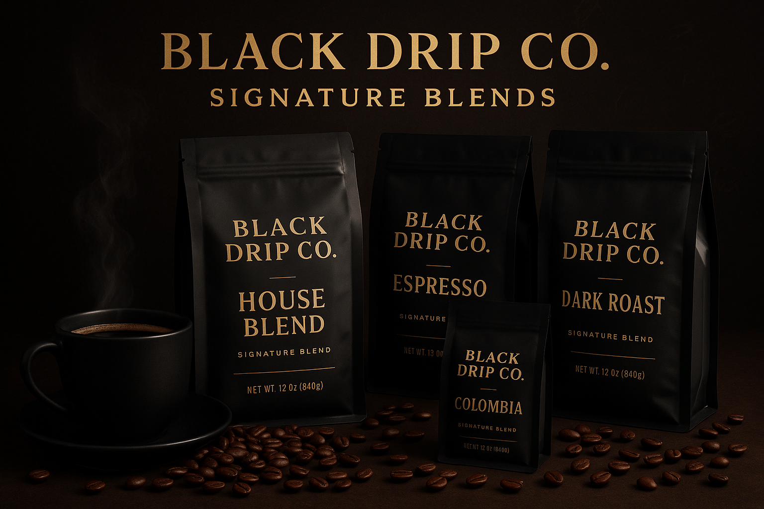 BLACK DRIP CO. SIGNATURE BLENDS