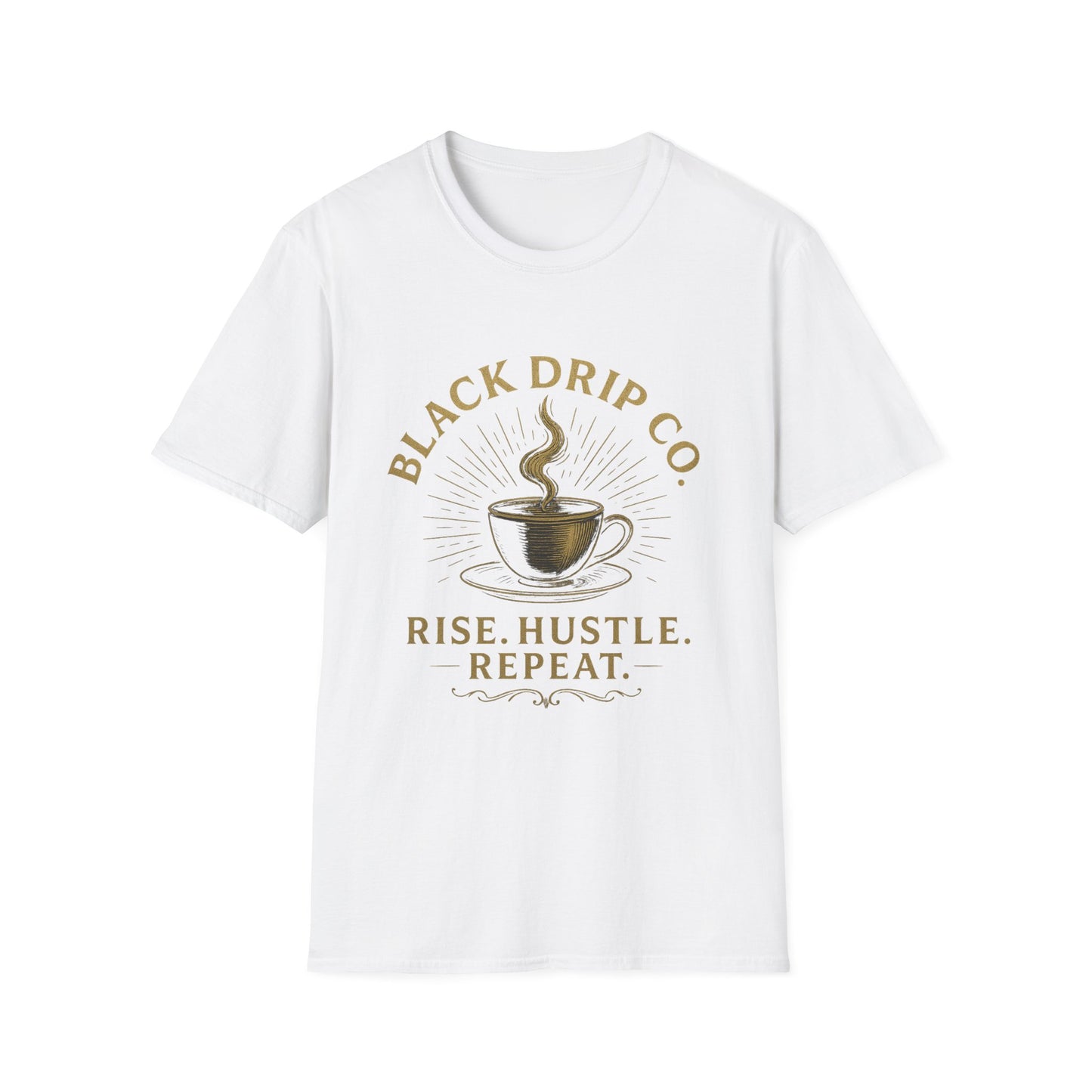 Coffee Lovers Unisex T-Shirt - Rise, Hustle, Repeat - Casual Style, Gift for Him or Her, Unique Tee for Coffee Enthusiasts, [...]