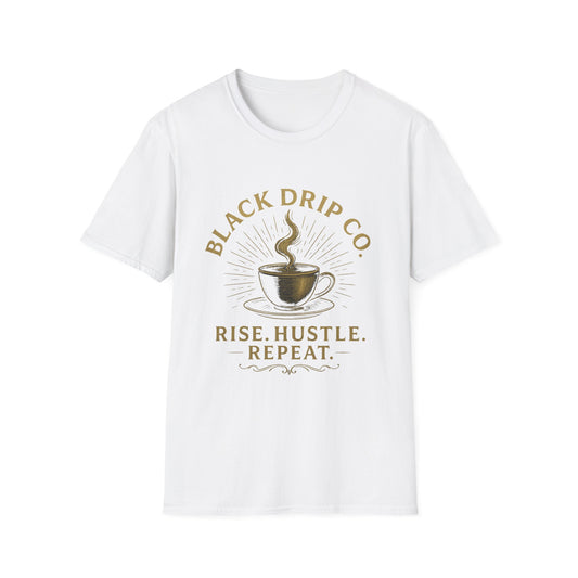 Coffee Lovers Unisex T-Shirt - Rise, Hustle, Repeat - Casual Style, Gift for Him or Her, Unique Tee for Coffee Enthusiasts, [...]