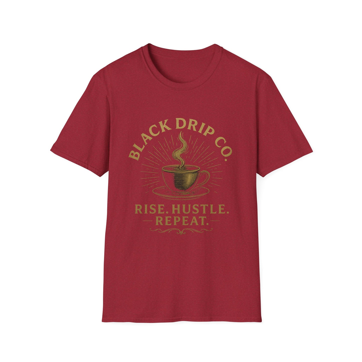 Coffee Lovers Unisex T-Shirt - Rise, Hustle, Repeat - Casual Style, Gift for Him or Her, Unique Tee for Coffee Enthusiasts, [...]