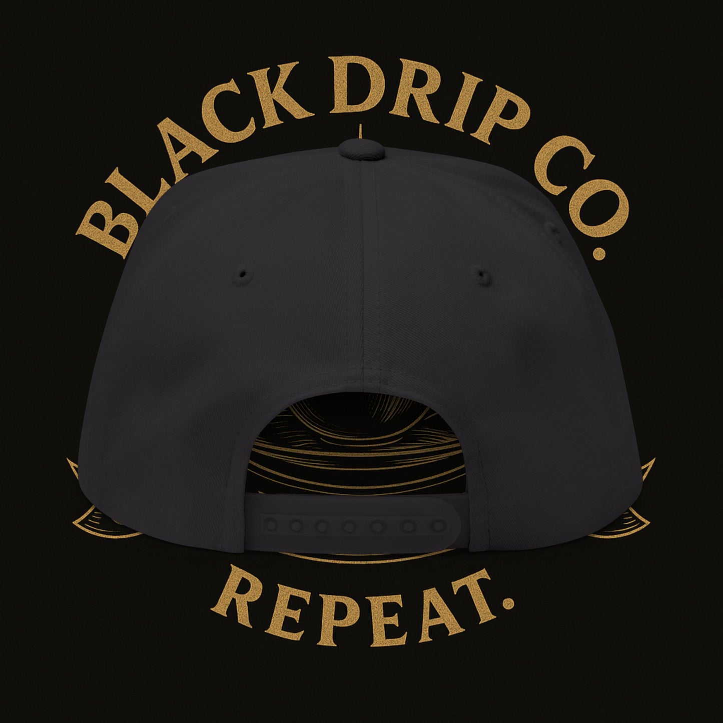 Embroidered Flat Bill Cap - Stylish Coffee Lover's Accessory, Perfect for Gifts, Casual Outings, Lifestyle Statement, Unisex Hat